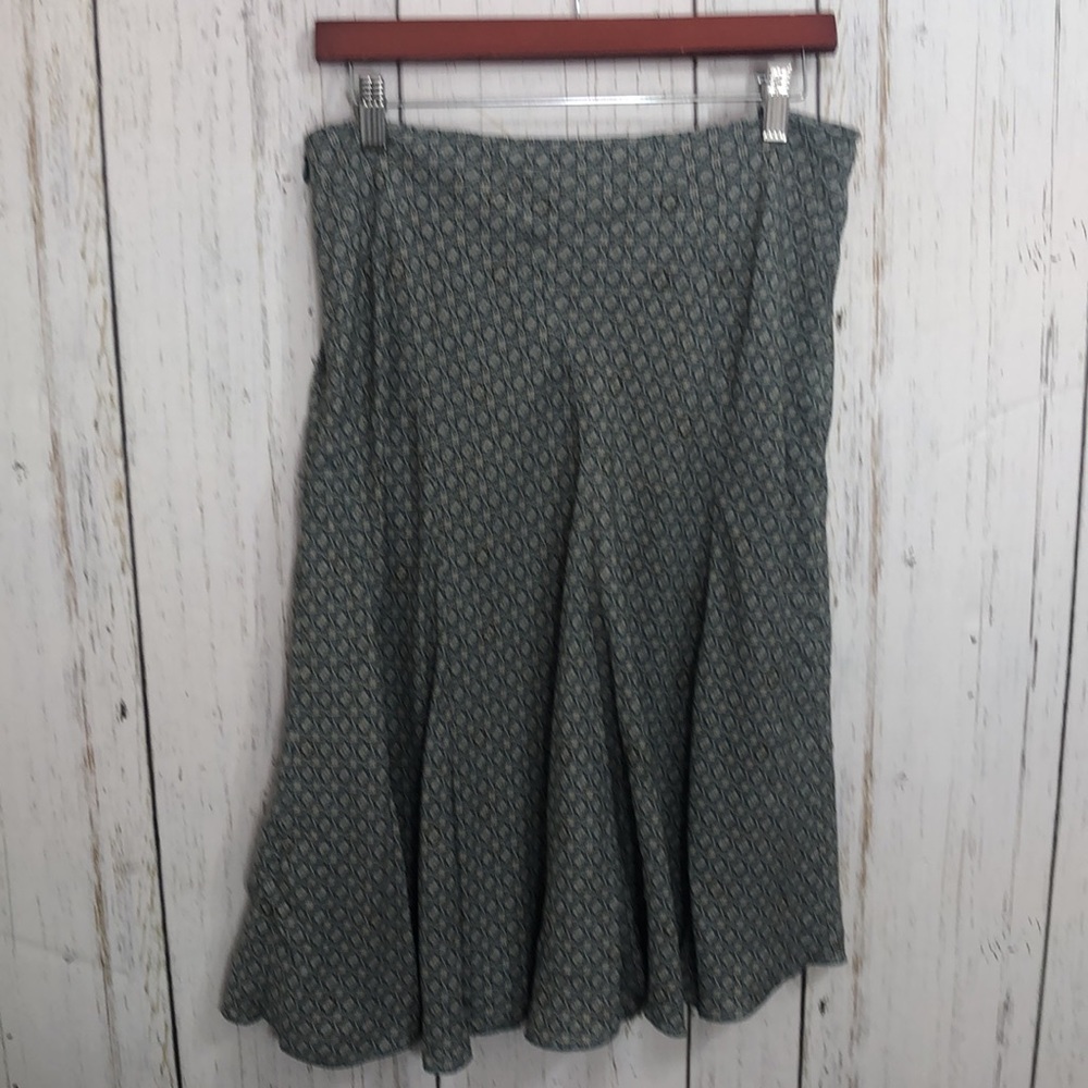 Sundance 100% Silk A line Full Skirt Sz 6 - Picture 4 of 7